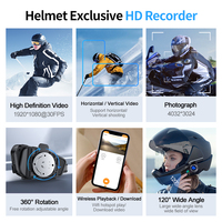 Casque de moto Q28 avec caméra HD 1080P et enregistreur de conduite intégré