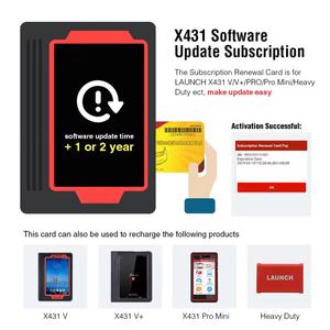 Tarjeta de Renovación de Suscripción LAUNCH Pin Card por 1 Año, Actualización en Línea para X431 Diagun IV/Diagun V/X-431 V/V+/Pro Mini/PRO/PAD Series - Product Image 5