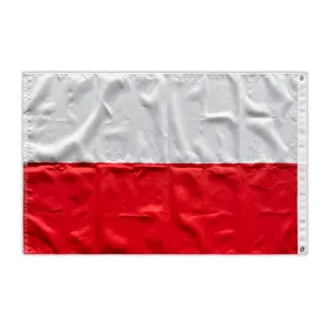 Individuelles Spleißen hochwertige Nationalflagge alle Länder Flagge von Polen