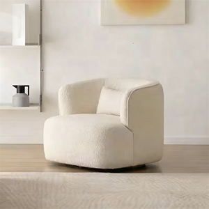 Moderner Nordischer Einzelpersonen-Freizeitstuhl Leichter Luxus-Akzentstuhl Wohnmöbel Freizeitstuhl - Product Image 5