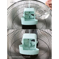Boîte de rangement électrique pour ventilateur domestique avec crochet de suspension, outil d'organisation intelligent pour la congélation des glaçons, support à glaçons