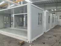 Casa Prefabricada de Acero, Ecológica, Portátil, de Dos Pisos, Tipo Casa Pequeña, para Vivir, con Dormitorio y Baño