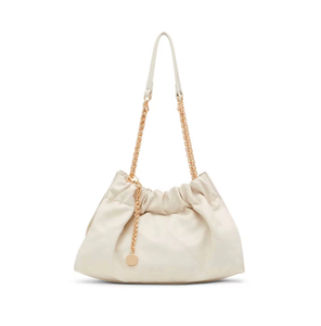 Sac à bandoulière plissé en cuir PU souple, nouveau sac décontracté, avec pendentif en métal, sac à bandoulière avec étiquette, sac pour femme - Product Image 1