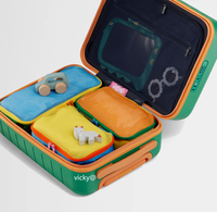 Organisateur de bagages de voyage pour enfants personnalisé, cubes de rangement pour enfants pour sous-vêtements et vêtements