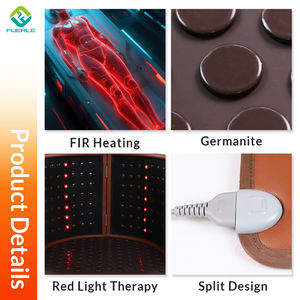 Domo <span class=keywords><strong>de</strong></span> Sauna Infrarroja para Uso Doméstico FUERLE, Cápsula <span class=keywords><strong>de</strong></span> Spa con Ozono, Domo <span class=keywords><strong>de</strong></span> Sauna Eléctrico <span class=keywords><strong>de</strong></span> Dos Pliegues para Medio Cuerpo con Piedra Energética para el Cuerpo - Product Image 2