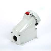 Prise industrielle femelle IP67 pour conteneur frigorifique 440V 3P+PE 32A-3H, prise de courant pour camion frigorifique 4 broches