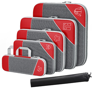 Custom 6 set <span class=keywords><strong>kit</strong></span> per bagagli <span class=keywords><strong>da</strong></span> <span class=keywords><strong>viaggio</strong></span> con organizzatori di compressione <span class=keywords><strong>valigie</strong></span> <span class=keywords><strong>valigie</strong></span> accessori per imballaggio cubi per il trasporto - Product Image 2