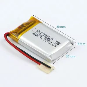 미니 리포 리튬 배터리 3.7V 리튬 이온 062030 300Mah 320Mah 폴리머 리튬 이온 배터리 3.7V 602030 - Product Image 2