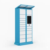 Casier à colis intelligent en acier assemblé pour projets résidentiels et stations communautaires – Retrait sans contact, conception durable et résistante à la rouille
