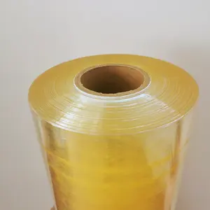 PVC Cast Cling Film Plastic Wrap Factory Direct Sales Customized Printing New Large Roll Food Grade