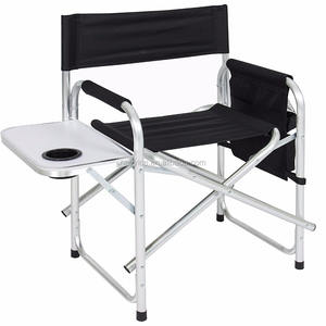 Silla de Director Plegable de Aluminio con Respaldo Alto, Moderna, Ligera, Portátil, Fácil de Transportar y Guardar, para Exteriores - Product Image 1