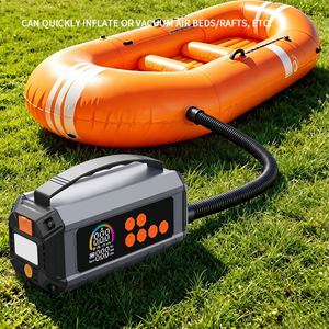 Nuevo Inflador <span class=keywords><strong>de</strong></span> Neumáticos Eléctrico para Auto, Arrancador <span class=keywords><strong>de</strong></span> Emergencia, Fuente <span class=keywords><strong>de</strong></span> Alimentación, Dispositivo Todo en Uno con Luz Intermitente - Product Image 3