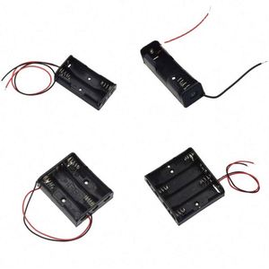 4 AAA Battery Holder DC AC Battery Holder case Storage with Pin 4 Slots