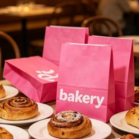 Sacs en papier kraft brun biodégradables et compostables, étanches, de qualité alimentaire, à fond plat, pour biscuits, chips, sacs en papier pour le déjeuner