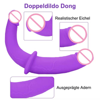Dildo à Sangle pour Femmes, Jouets Sexuels Féminins, Dildos Doubles en Silicone Amovibles, Dildos Réalistes Portables pour Femmes, Lesbiennes et Couples