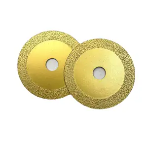 New Long Life Customize Size Vacuum Brazed Diamond Cutting Disc Saw Blade for Cutting Metal Steel Pipe Plate
