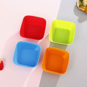 Nonstick Easy Clean Reusable Pastry Muffin Molds <b>Silicone</b> Cupcake Liners <b>Baking</b> Cups - Product Image 6