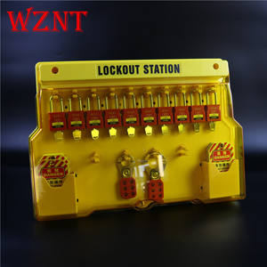 NT-LS02 <span class=keywords><strong>10</strong></span> מנעול osha סטנדרטי מנעול מאסטר נעילת מאסטר lockout תחנת עם דרך פתח מפתח - Product Image 3