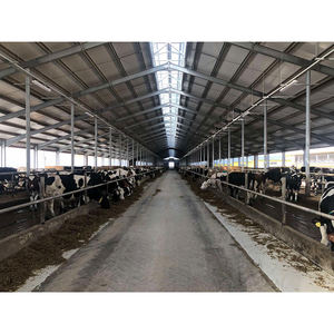 מבנה פלדה חסכוני בקר מחלב בקר המשמש לגידול בקר וחלב משק חלב - Product Image 1