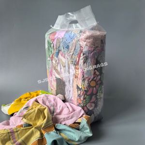 Trapos de Tela Marina de Algodón 100% Absorbentes de Líquidos, 20 kg, Trapos de Limpieza Industriales de Colores - Product Image 1