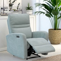 Sofá reclinable eléctrico Manual de diseño ergonómico, sofá cama individual de tela, para el hogar sillón de sala de estar, juego de sofá perezoso, mecedora