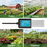 Capteur de sol sans fil LoRaWAN 7-en-1, température et humidité/EC/pH/NPK, étanche IP68 pour l'agriculture intelligente