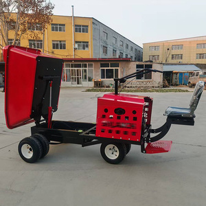 <strong>0.8T</strong> Load <strong>Mini</strong> Dumper with 6 Wheel and Seat Hot Sale Hydraulic Lift Unloading Wheeled Dump Truck - Product Image 6