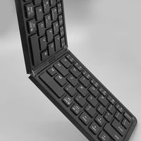 Mini ordinateur portable tablette portable de poche Clavier pliable à commutateur à ciseaux sans fil 2,4 GHz USB 2.0 Neuf en plastique