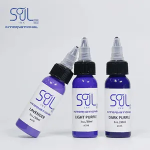 OEM mevcut Soul mürekkep en iyi renk orijinal dövme mürekkep 30ml 66-Color Microblading PMU SMP Pigment için Set
