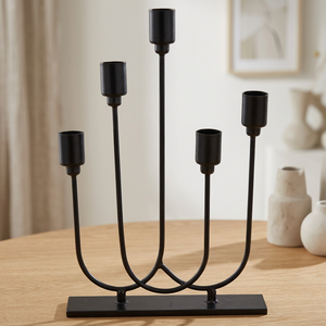 OEM Hot Sales Quality Set 3PCS Tall Rustic Taper Aluminum <b>Candle</b> <b>Stick</b> Holders for Home Religious Christmas Table Decor - Product Image 2