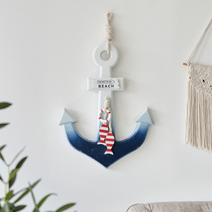 Mediterranean Anchor <b>Hook</b> 23CM <b>Wall</b> Mounted Home Decor Hanging Ornament Living Room Craft - Product Image 2