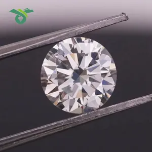 Diamantes redondos cultivados em laboratório autênticos, processo HPHT de clareza VVS2 de 0.01-1 quilates e certificação IGI