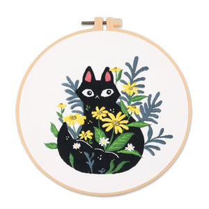 Novo DIY bordado ponto cruz conjuntos planta gato padrão bordado costura Kit Craft Material Handmade Needlework - Product Image 3