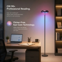 Lámpara de Pie Inteligente RGB con Control por WiFi a través de Aplicación |   Solución de Iluminación LED con Sincronización Musical para Decoración de Interiores de Hoteles y Comercios