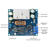 Module Buck Réglable 15A, Module de Charge Solaire MPPT Buck, Tension Constante, Courant Constant, Rectification Synchrone