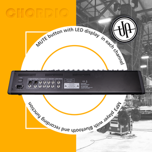 CHORDIO CF-14 Pro Audio Sound Equipment Console de mixage pure 14 canaux Contrôleur DJ Système PA pour spectacles sur scène en extérieur - Product Image 5