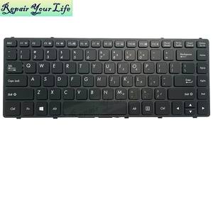 Keyboard Laptop lampu latar US, untuk Getac S410 G2 G3 V Series 6150e YXT-24-38 20202130116 531090280031 CS603-C dengan bingkai - Product Image 1