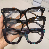 Lunettes pour femmes de haute qualité en acétate à monture complète - Tendance de la mode, monture optique classique avec verres solides pour toutes les formes de visage