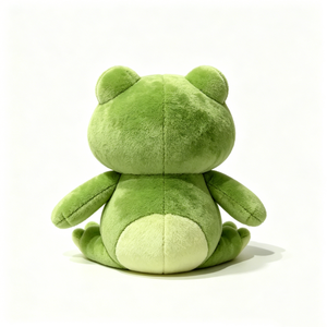Peluche de rana verde personalizado, adorable peluche de rana, muñeco de rana suave de dos tonos, peluche de rana para abrazar. - Product Image 3