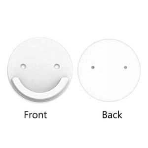 2 supports universels pour <span class=keywords><strong>tringle</strong></span> <span class=keywords><strong>à</strong></span> <span class=keywords><strong>rideau</strong></span>, adhésifs, <span class=keywords><strong>à</strong></span> fixation murale, en ABS, ronds, fixes, pour la maison, la salle de bain, sans perçage, <span class=keywords><strong>à</strong></span> <span class=keywords><strong>coller</strong></span> - Product Image 2