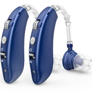 BTE Ear Hearing Aid Appareil Auditif Audifonos Para Sordos apparecchi acustici Bluetooth digitali ricaricabili per anziani sordità