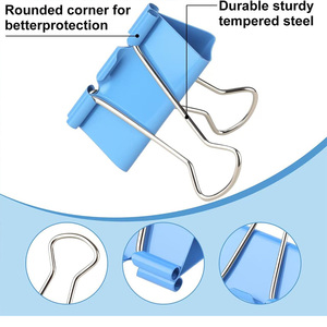 FOSKA Emballé dans un récipient pratique, petite pince à reliure métallique de 0,75 pouces pour les pinces alimentaires, les vêtements, les meubles et les applications extérieures - Product Image 4
