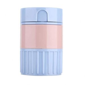 Boîte à pilules portable 4-en-1 très vendue avec gobelet, coupe-comprimés, broyeur, trancheur et écraseur pour médicaments et vitamines - Product Image 2