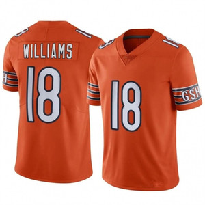 Maillots de football de Chicago pour hommes 18 Williams 15 Odunze 84 Loveland Monangai Swift Payton Maillot de football américain cousu à la mode - Product Image 3