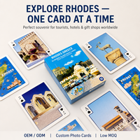Cartes à Jouer Personnalisées Keji RH-GR Rhodes Grèce Écologiques Durables pour la Famille OEM/ODM 54 Cartes Designs Personnalisés Boîte en Papier