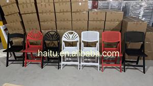 Wimbledon Style White Plastic Resin <strong>Chair</strong> <strong>Padding</strong> Folding <strong>Chairs</strong> for Events Wedding Garden Hotel <strong>Chairs</strong> with Backrest - Product Image 6