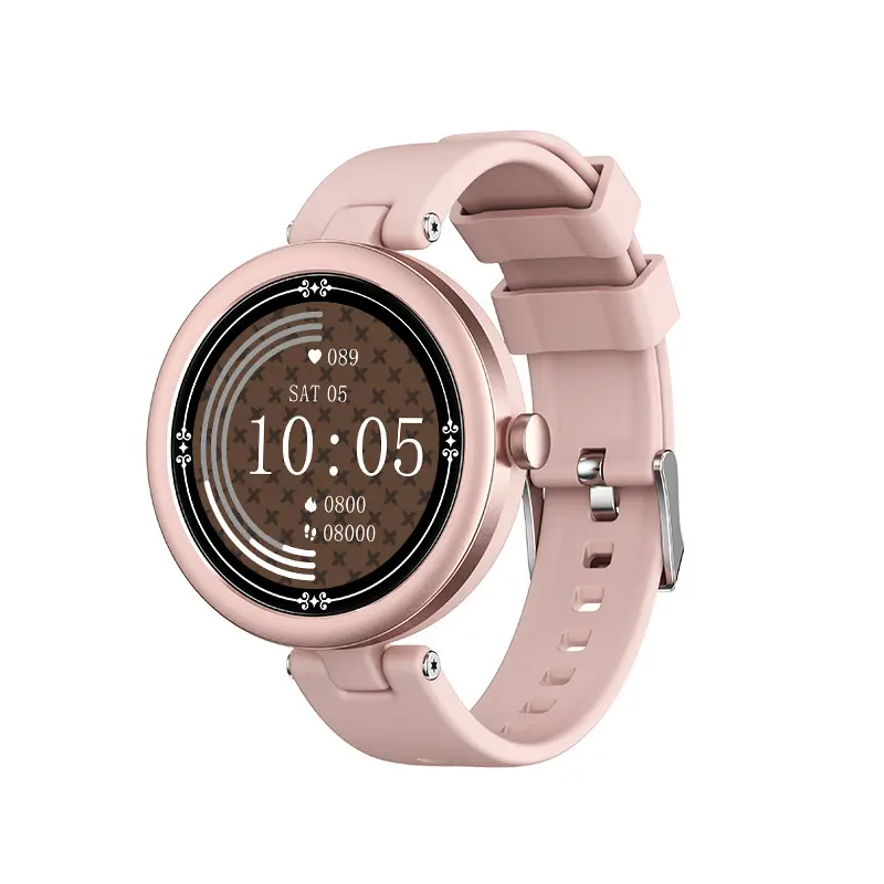 Lemonda New Smartwatch 1,09 Zoll runder Touchscreen Herzfrequenz überwachung 7 Sport modi Smart Watch DG Venus für Frauen Kinder
