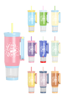 NAYAD Gobelet de sublimation 2-en-1 avec tasse à collation de 10 oz, mug de voyage isotherme sous vide en acier inoxydable 304 de 23 oz, sans BPA, logo personnalisé, vente en gros, OEM