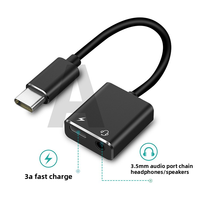 Typ-C zu 3,5mm Audio-Adapter mit PD-Ladefunktion USB-C Kopfhöreranschluss Konverter Plug-and-Play
