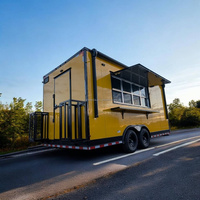 Nouvelle vente flash : grande remorque alimentaire mobile, chariot à pizza, camion à café mobile, bar à bière mobile avec roues, remorque chariot alimentaire